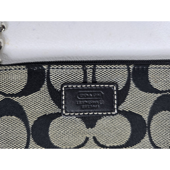 Coach Signature Brown & Tan Canvas Backpack F21928 with Coach Wristlet Beautiful - Picture 14 of 16